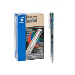 Pilot Super Grip G 4 színű áttetsző golyóstoll (BPKGG-35M-NC)