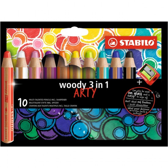 Stabilo ARTY Woody 3in1 10db-os vegyes színű krétaceruza (880/10-1-20) Stabilo ARTY Woody 3in1 10db-os vegyes színű krétaceruza (880/10-1-20)