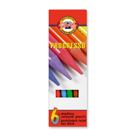 Koh-I-Noor Progresso 8755 6db-os színes ceruza (7140095000) Koh-I-Noor Progresso 8755 6db-os színes ceruza (7140095000)