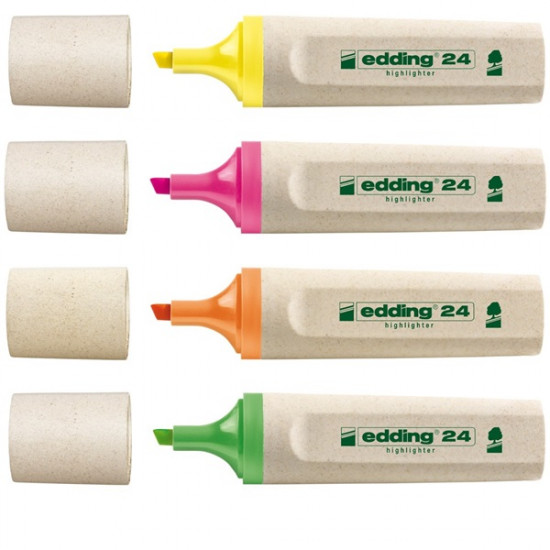 Edding 24 Ecoline 4db-os vegyes színű szövegkiemelő (7580177004) Edding 24 Ecoline 4db-os vegyes színű szövegkiemelő (7580177004)