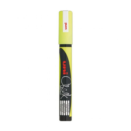 Uni Chalk marker PWE-5M neon sárga folyékony kréta (2UPWE5MFLS) Uni Chalk marker PWE-5M neon sárga folyékony kréta (2UPWE5MFLS)