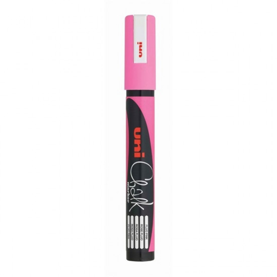 Uni Chalk PWE-5M fluor pink folyékony kréta (2UPWE5MFLR) Uni Chalk PWE-5M fluor pink folyékony kréta (2UPWE5MFLR)