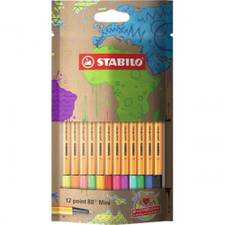 Stabilo mySTABILO design Point 88 Mini 12db-os vegyes színű tűfilc készlet (688/12-07-1)