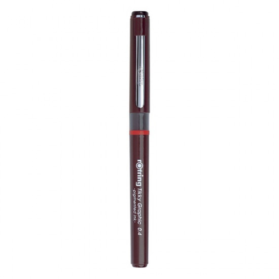 Rotring Tikky Graphic 0,4mm bordó tűfilc (NRR1904754) Rotring Tikky Graphic 0,4mm bordó tűfilc (NRR1904754)