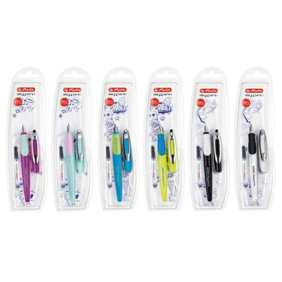 Herlitz my.pen jobbkezes vegyes színű töltőtoll (10999712) Herlitz my.pen jobbkezes vegyes színű töltőtoll (10999712)