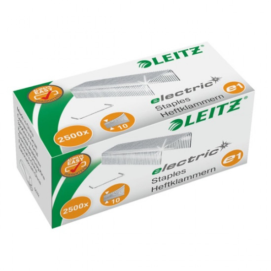 Leitz 10e 2500db/doboz elektromos fűzőkapocs (55680000) Leitz 10e 2500db/doboz elektromos fűzőkapocs (55680000)