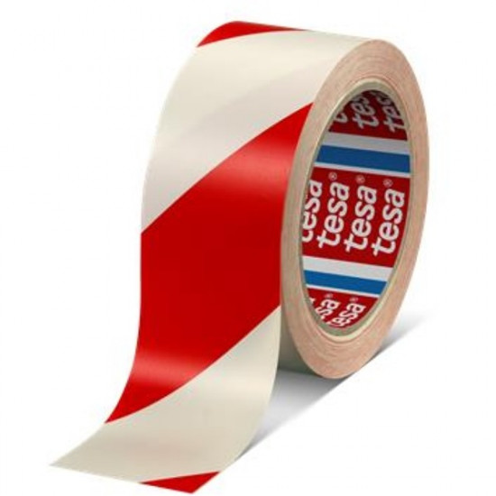 Tesa 60760-92 33m x 50mm piros/fehér jelölőszalag (60760-00092-15) Tesa 60760-92 33m x 50mm piros/fehér jelölőszalag (60760-00092-15)