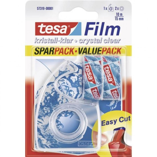 Tesa TesaFilm Crystal Clear 2 ragasztószalag-adagoló (57319-00001-04) Tesa TesaFilm Crystal Clear 2 ragasztószalag-adagoló (57319-00001-04)