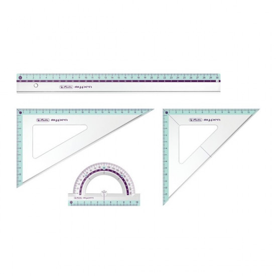 Herlitz my.pen 4db-os vonalzókészlet (11368222) Herlitz my.pen 4db-os vonalzókészlet (11368222)