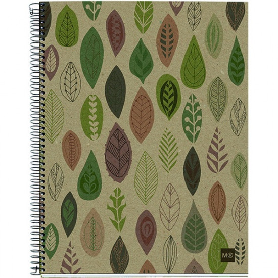 Miquelrius Ecoleaves A4 kockás spirálfüzet (A15289ELE87) Miquelrius Ecoleaves A4 kockás spirálfüzet (A15289ELE87)