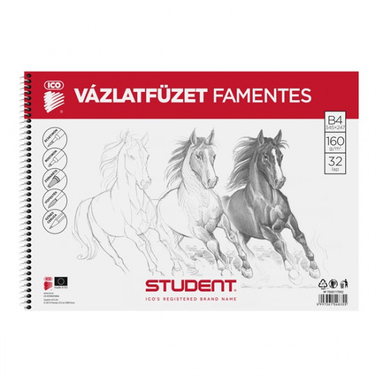 ICO Student B4 famentes vázlatfüzet (7500117002) ICO Student B4 famentes vázlatfüzet (7500117002)