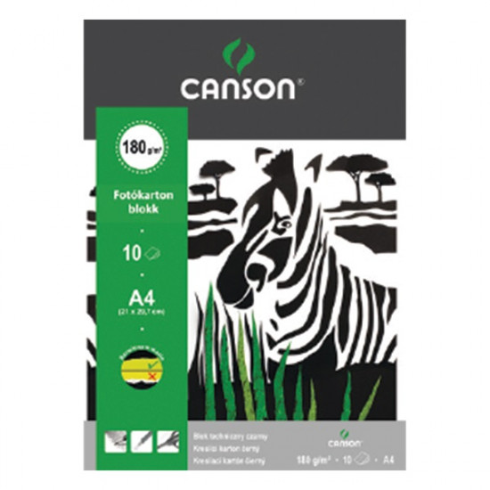 Canson A4 10ív gördeszkás fekete fotókarton blokk (CAP6666-859) Canson A4 10ív gördeszkás fekete fotókarton blokk (CAP6666-859)