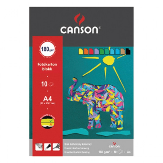Canson A4 10ív búvár színes fotókarton blokk (CAP6666-857) Canson A4 10ív búvár színes fotókarton blokk (CAP6666-857)