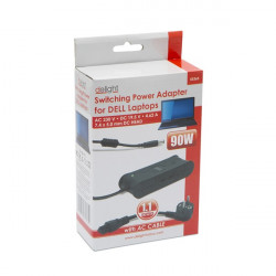 Delight 90W DELL notebook töltő adapter tápkábellel (55363)