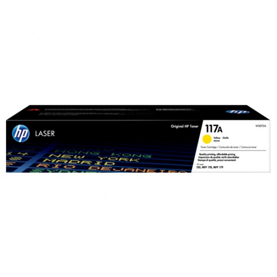 HP 117A Yellow Original Laser Toner Cartridge HP 117A Yellow Original Laser Toner Cartridge