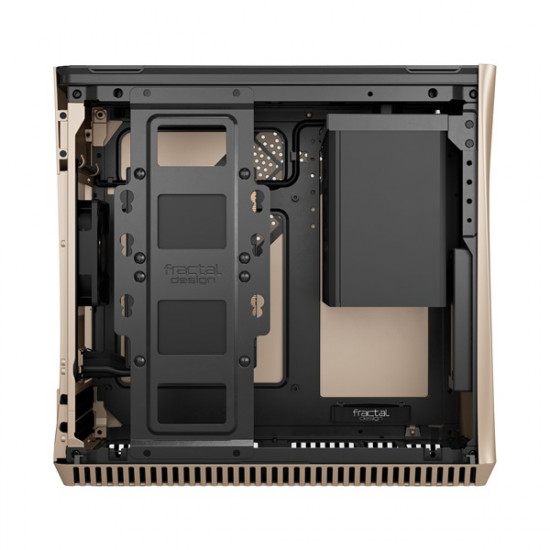 Fractal Design Era ITX táp nélküli ház Gold - aranyszínű (FD-CA-ERA-ITX-CHP) Fractal Design Era ITX táp nélküli ház Gold - aranyszínű (FD-CA-ERA-ITX-CHP)