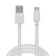 Delight USB-C töltőkábel 2m, fehér (55550WH-2) Delight USB-C töltőkábel 2m, fehér (55550WH-2)