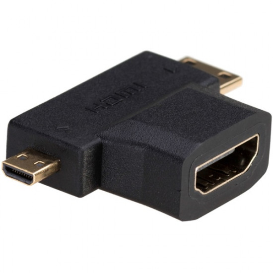 Akyga HDMI - miniHDMI - microHDMI adapter (AK-AD-23) Akyga HDMI - miniHDMI - microHDMI adapter (AK-AD-23)