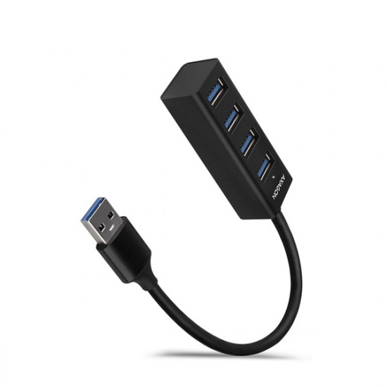 Axagon 4 portos USB 3.0 mini HUB (HUE-M1A) Axagon 4 portos USB 3.0 mini HUB (HUE-M1A)