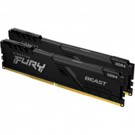 Kingston 64GB 3200MHz DDR4 RAM Fury Beast Black CL16 (2x32GB) (KF432C16BBK2/64)