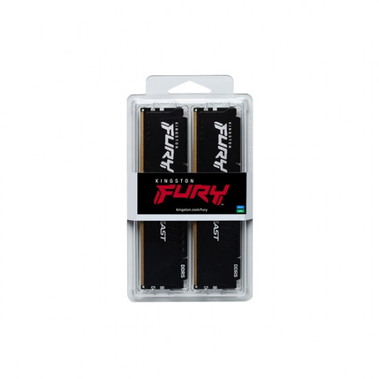 KINGSTON FURY Memória DDR5 32GB 5200MHz CL40 DIMM (Kit of 2) Beast Black