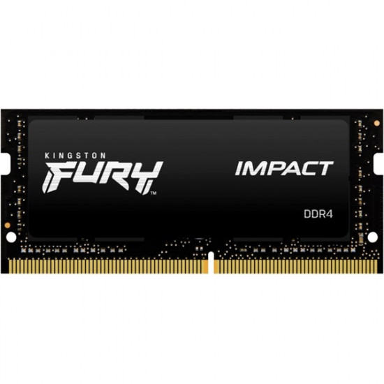 KINGSTON 8GB 3200MHz DDR4 CL20 FURY Impact Notebook memória KINGSTON 8GB 3200MHz DDR4 CL20 FURY Impact Notebook memória