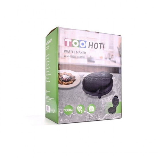 TOO gofrisütő fekete (WM-302B-1000W) TOO gofrisütő fekete (WM-302B-1000W)