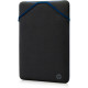 HP 14 fekete/kék kifordítható notebook tok