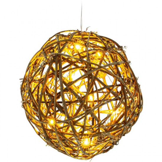 Retlux RXL 257 10 LED/2x AA/meleg fehér rattan labda karácsonyi gömbfüzér (50002943) Retlux RXL 257 10 LED/2x AA/meleg fehér rattan labda karácsonyi gömbfüzér (50002943)