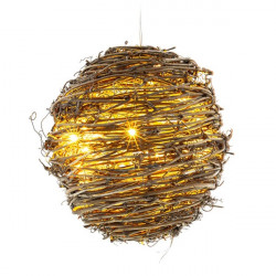 Retlux RXL 240 20 LED/30cm/3x AA/meleg fehér rattan labda karácsonyi dekoráció (50002942)