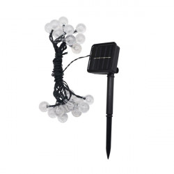 Iris szolár LED dekorációs fényfüzér RGB (DL-021RGB-SL-20LED)