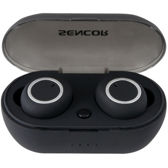 Sencor SEP 510BT True Wireless vezeték nélküli Bluetooth fülhallgató - fekete (35053108) Sencor SEP 510BT True Wireless vezeték nélküli Bluetooth fülhallgató - fekete (35053108)