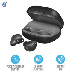 Trust Duet XP Bluetooth Wire-free mikrofonos fülhallgató fekete (23256)