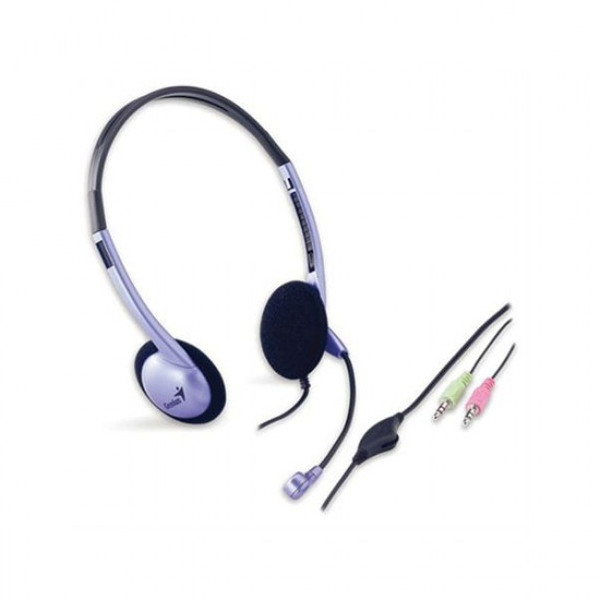 Genius HS-02B mikrofonos fejhallgató