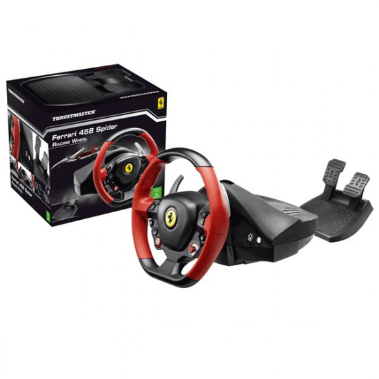 Thrustmaster Ferrari 458 Spider versenykormány Xbox One pedál+kormány (4460105) Thrustmaster Ferrari 458 Spider versenykormány Xbox One pedál+kormány (4460105)
