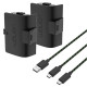 VENOM XBOX Series S/X Kiegészítő 2db akkumulátor (1100mAh) + 3m Töltő kábel Fekete (VS2883) VENOM XBOX Series S/X Kiegészítő 2db akkumulátor (1100mAh) + 3m Töltő kábel Fekete (VS2883)