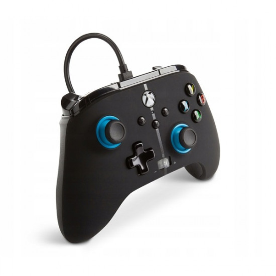 PowerA EnWired Xbox Series X|S / Xbox One vezetékes fekete-kék kontroller (1518817-01) PowerA EnWired Xbox Series X|S / Xbox One vezetékes fekete-kék kontroller (1518817-01)