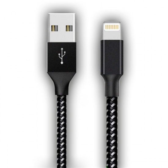 Stansson MFI 50cm USB - Lightning fonott kábel (CA-162) Stansson MFI 50cm USB - Lightning fonott kábel (CA-162)