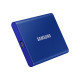 SAMSUNG Portable SSD T7 2TB extern USB 3.2 Gen 2 indigo blue