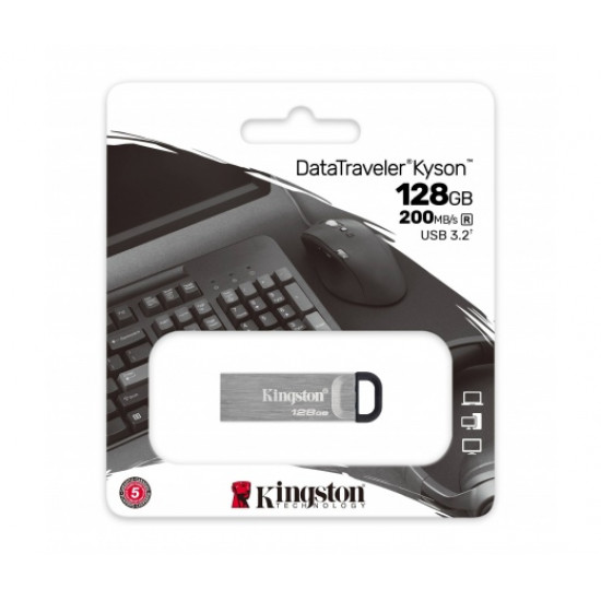 Kingston DataTraveler Kyson 128GB USB 3.2 pendrive (DTKN/128GB) Kingston DataTraveler Kyson 128GB USB 3.2 pendrive (DTKN/128GB)