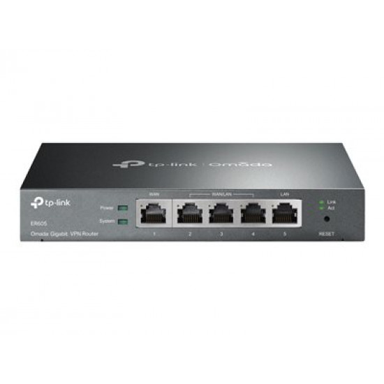 TP-LINK ER605 Vezetékes VPN Router 1xWAN(1000Mbps) + 4xLAN(1000Mbps)