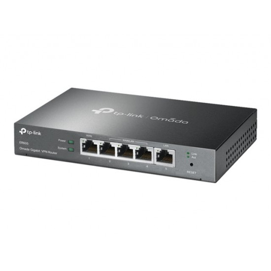 TP-LINK ER605 Vezetékes VPN Router 1xWAN(1000Mbps) + 4xLAN(1000Mbps)