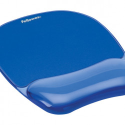 Fellowes Crystal Gel egéralátét csuklótámasszal kék (9114120)
