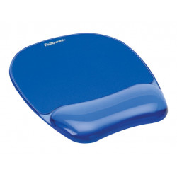 Fellowes Crystal Gel egéralátét csuklótámasszal kék (9114120)