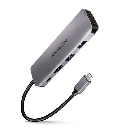 Axagon SuperSpeed USB Type-C COMBO 5 az 1-ben HUB (HMC-5) Axagon SuperSpeed USB Type-C COMBO 5 az 1-ben HUB (HMC-5)
