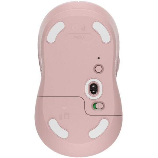 Logitech Signature M650 L nagy vezeték nélküli egér rózsaszín (910-006237)