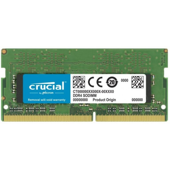 Crucial DDR4 8GB 3200MHz C22 memória (CT8G4SFRA32A) Crucial DDR4 8GB 3200MHz C22 memória (CT8G4SFRA32A)