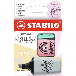 Stabilo BOSS MINI Pastellove 3 db/csomag vegyes színű szövegkiemelő (07/03-49)