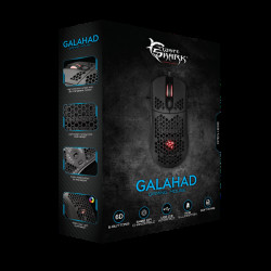 White Shark GALAHAD-B fekete gamer egér