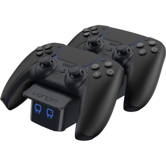 VENOM PS5 Kiegészítő Dupla Töltő állomás Fekete (VS5007) VENOM PS5 Kiegészítő Dupla Töltő állomás Fekete (VS5007)